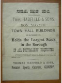 Football Season, 1909-10 'Footballers' Requisites'